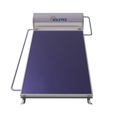 Calentador de agua con colector de placa plana