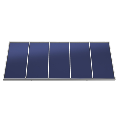 Colector solar de placa plana