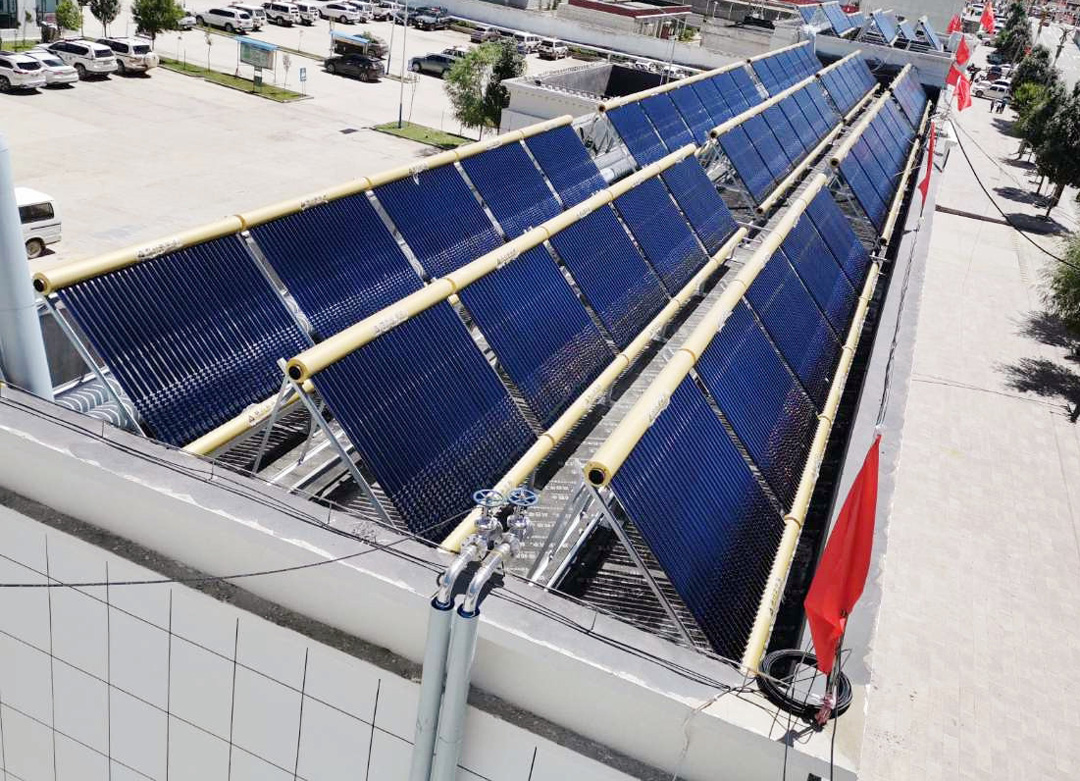 Colector de aire de tubo de vacío de doble paso DVC